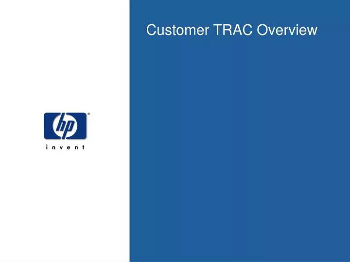customer trac overview