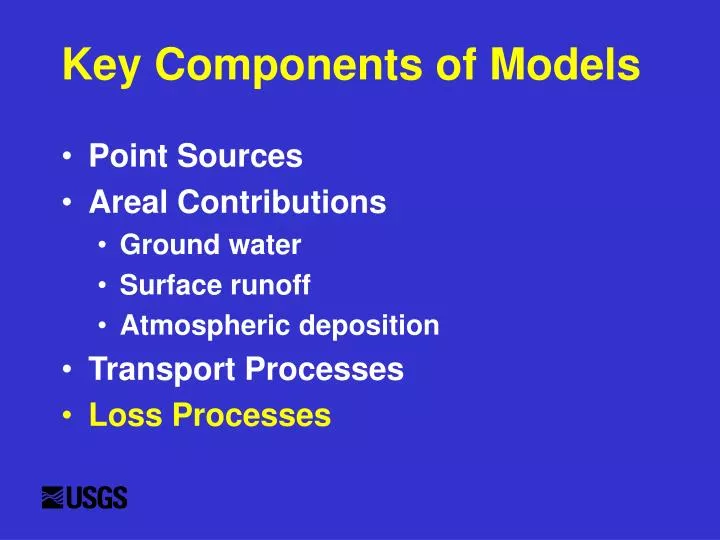 key components of models