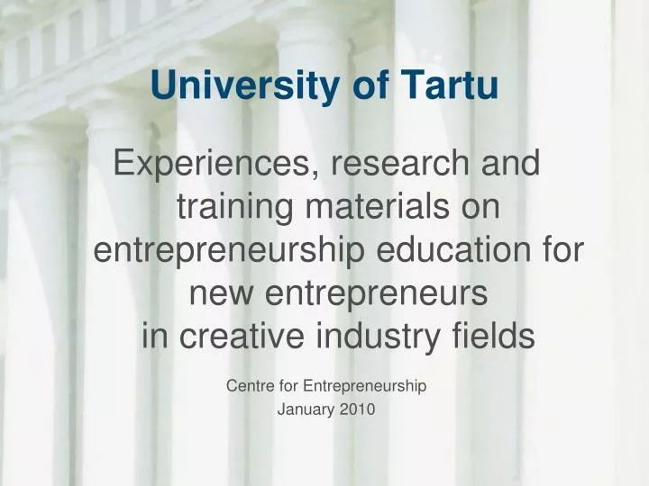 university of tartu