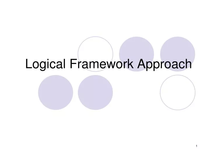 logical framework approach