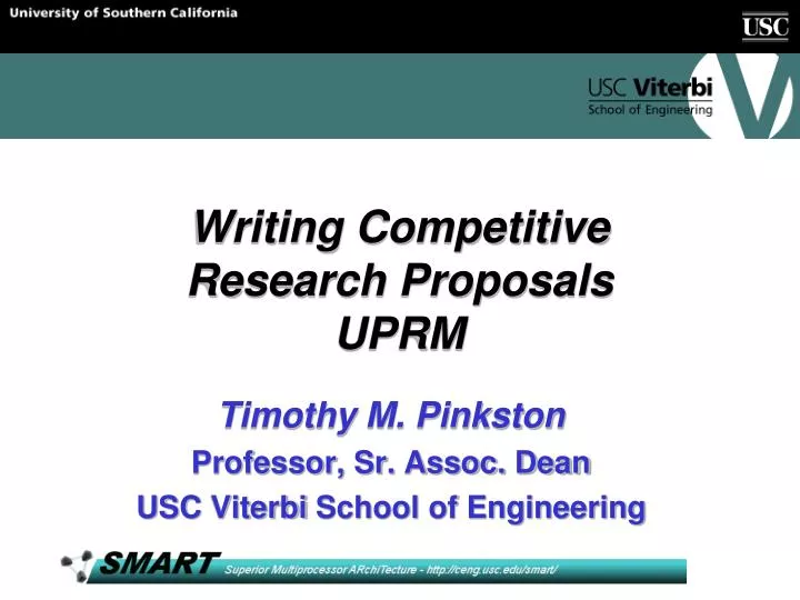 writing competitive research proposals uprm