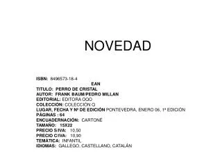 novedad