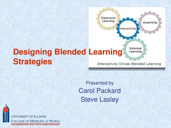designing blended learning strategies