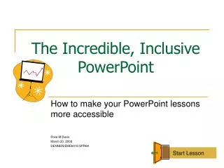The Incredible, Inclusive PowerPoint