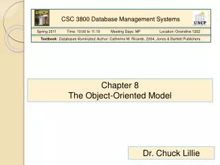 Chapter 8 The Object-Oriented Model