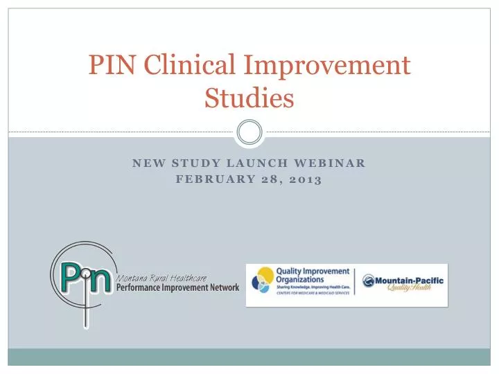 pin clinical improvement studies