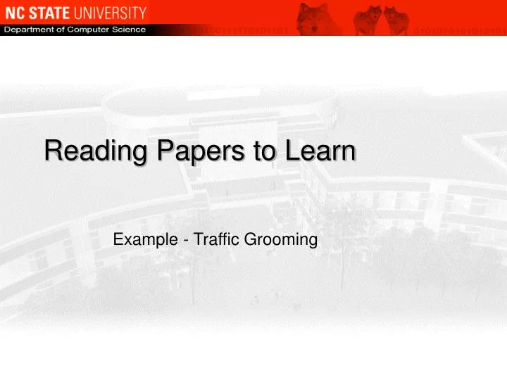 reading papers to learn