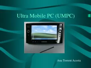 ultra mobile pc umpc