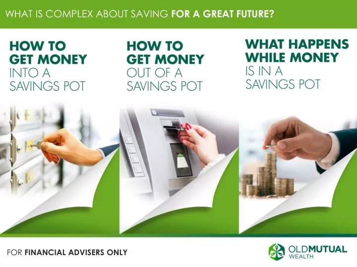 what is complex about saving for a great future