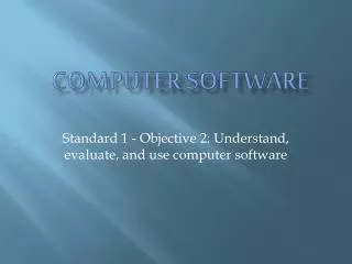 Computer Software