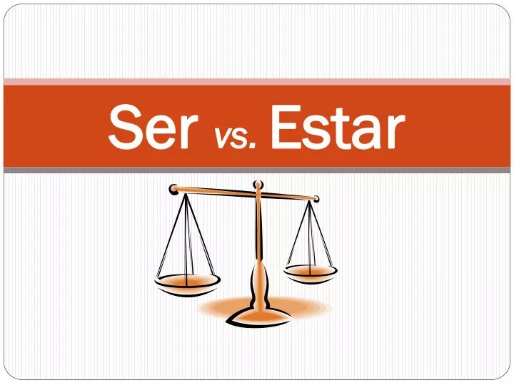 ser vs estar