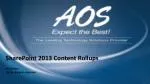 Mastering SharePoint 2013 Content Roll-Ups - slide 1