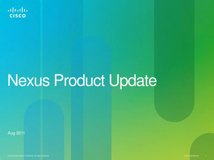 nexus product update