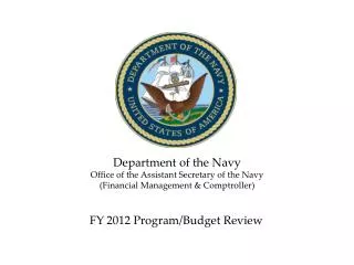 Department of the Navy Office of the Assistant Secretary of the Navy