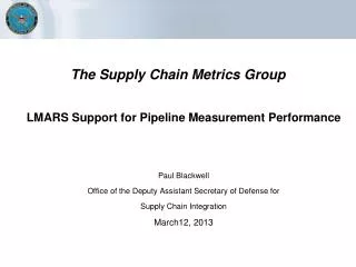 The Supply Chain Metrics Group
