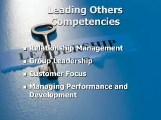 Leading Others Competencies