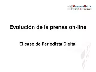 evoluci n de la prensa on line