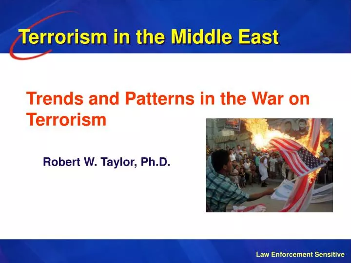 trends and patterns in the war on terrorism