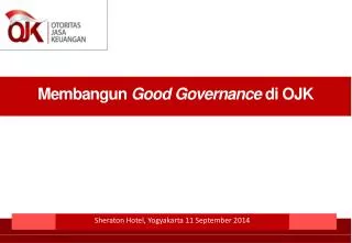 membangun good governance di ojk