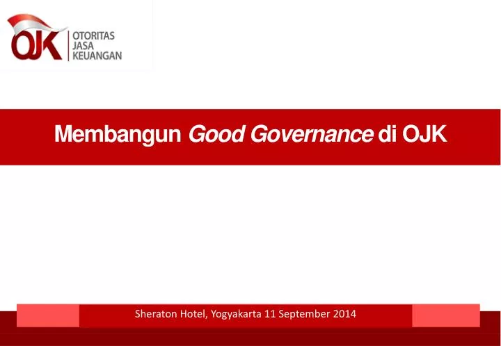 membangun good governance di ojk