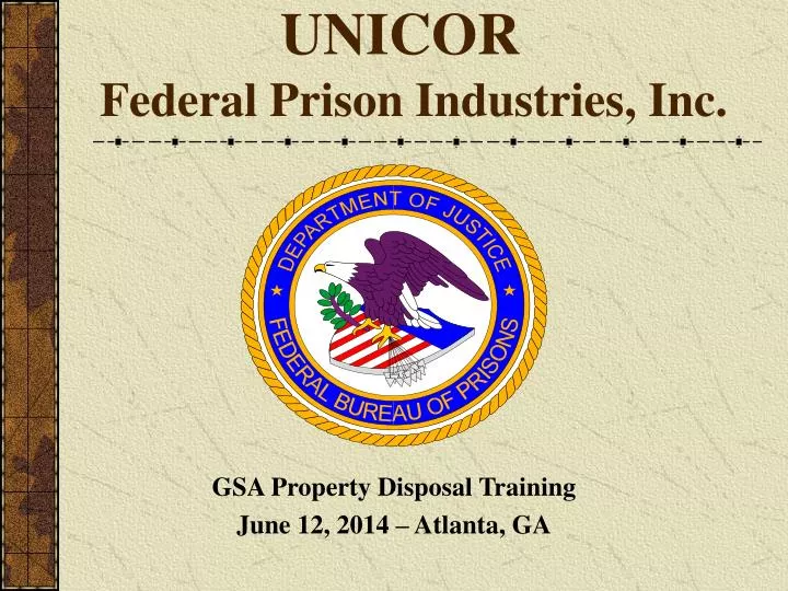 unicor federal prison industries inc