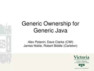 Generic Ownership for Generic Java