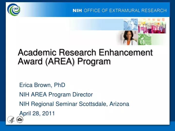 academic research enhancement award area program