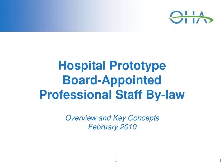 hospital prototype board appointed professional staff by law