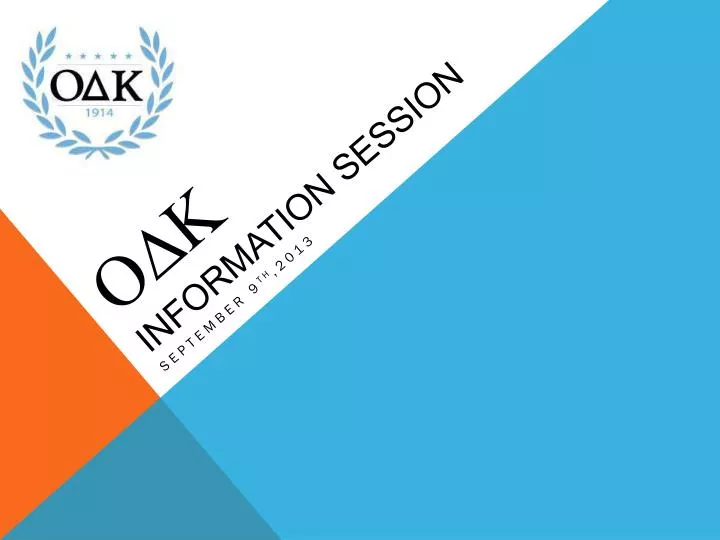 odk information session