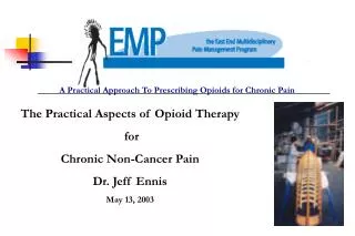 A Practical Approach To Prescribing Opioids for Chronic Pain