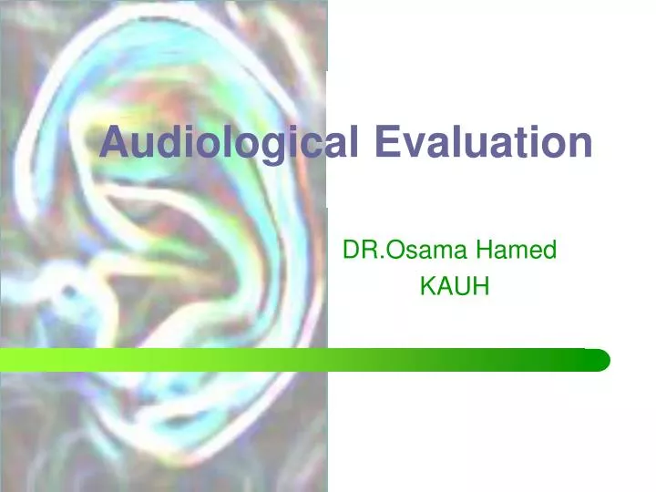 audiological evaluation