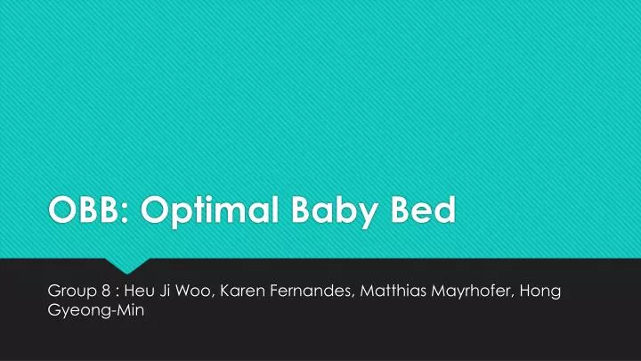 obb optimal baby bed