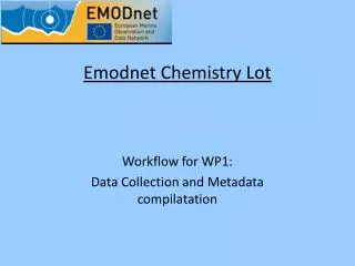 Emodnet Chemistry Lot