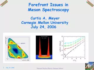 Forefront Issues in Meson Spectroscopy
