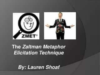 The Zaltman Metaphor Elicitation Technique By: Lauren Shoaf