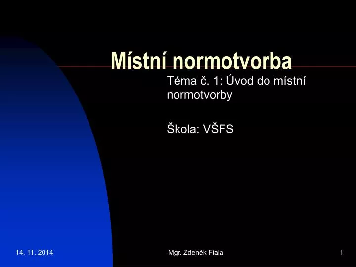 m stn normotvorba