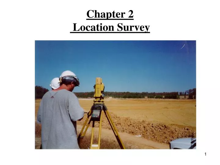 chapter 2 location survey