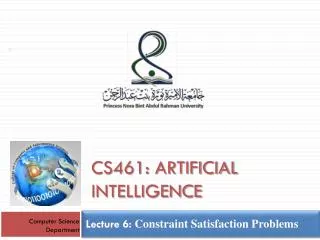 Lecture 6: Constraint Satisfaction Problems