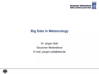 Big Data in Meteorology