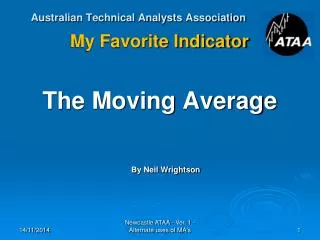 Australian Technical Analysts Association My Favorite Indicator