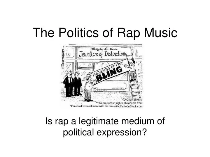 the politics of rap music