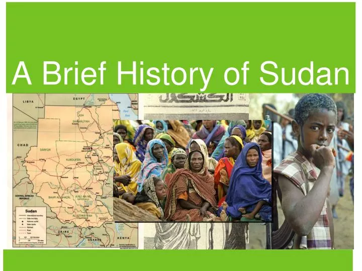 a brief history of sudan