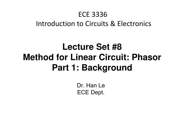 ece 3336 introduction to circuits electronics