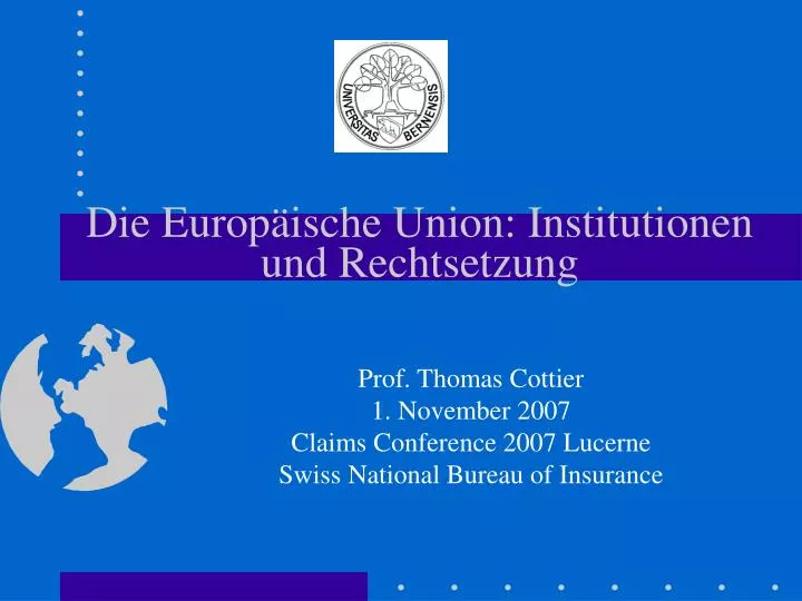 die europ ische union institutionen und rechtsetzung