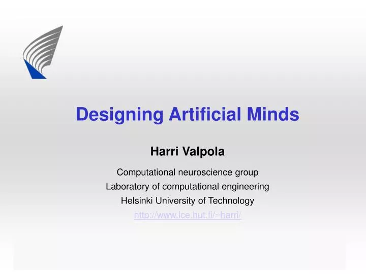 designing artificial minds