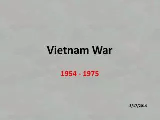 Vietnam War