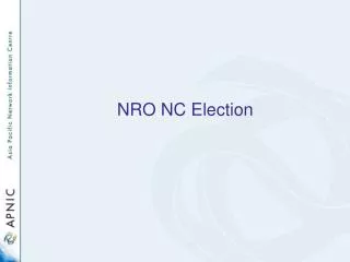 NRO NC Election