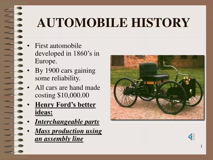 automobile history