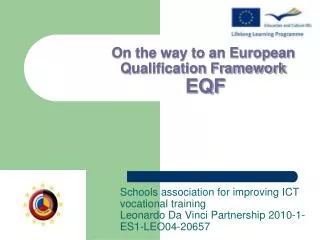 On the way to an European Qualification Framework EQF