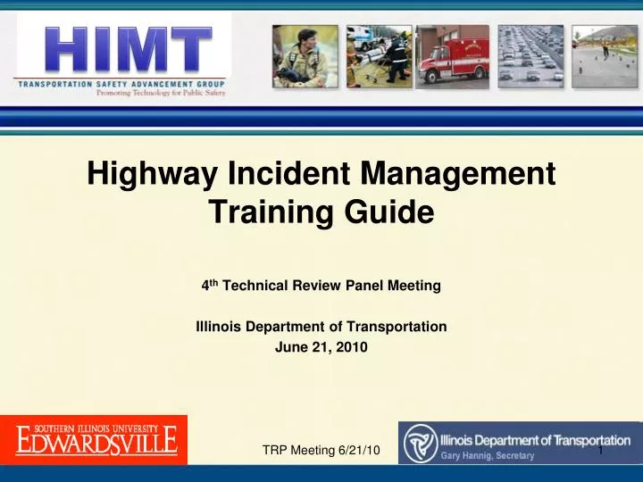 highway incident management training guide